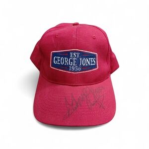 Authentic Autographed George Jones Est. 1956 Snapback Baseball Cap Collectible